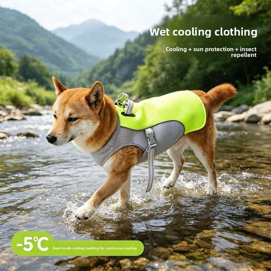 Pet Summer Cooling Vest | Lightweight Heat Relief for Dogs