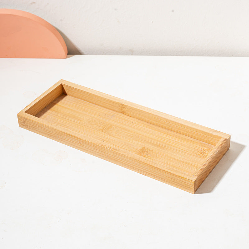Square Ceramic Pet Bowl with Wooden Tray | Stylish Dog & Cat Feeder