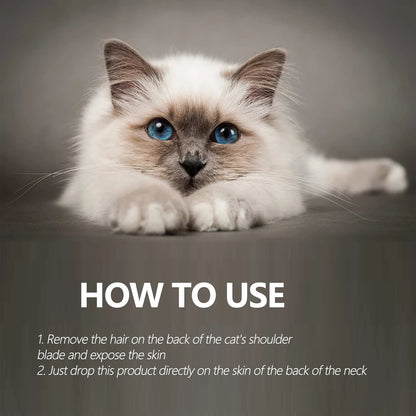 Pet Flea & Tick Drops – Natural Formula, Easy Spot-On Application, Up to 6 Months Protection for Dogs & Cats
