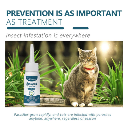 Pet Flea & Tick Drops – Natural Formula, Easy Spot-On Application, Up to 6 Months Protection for Dogs & Cats