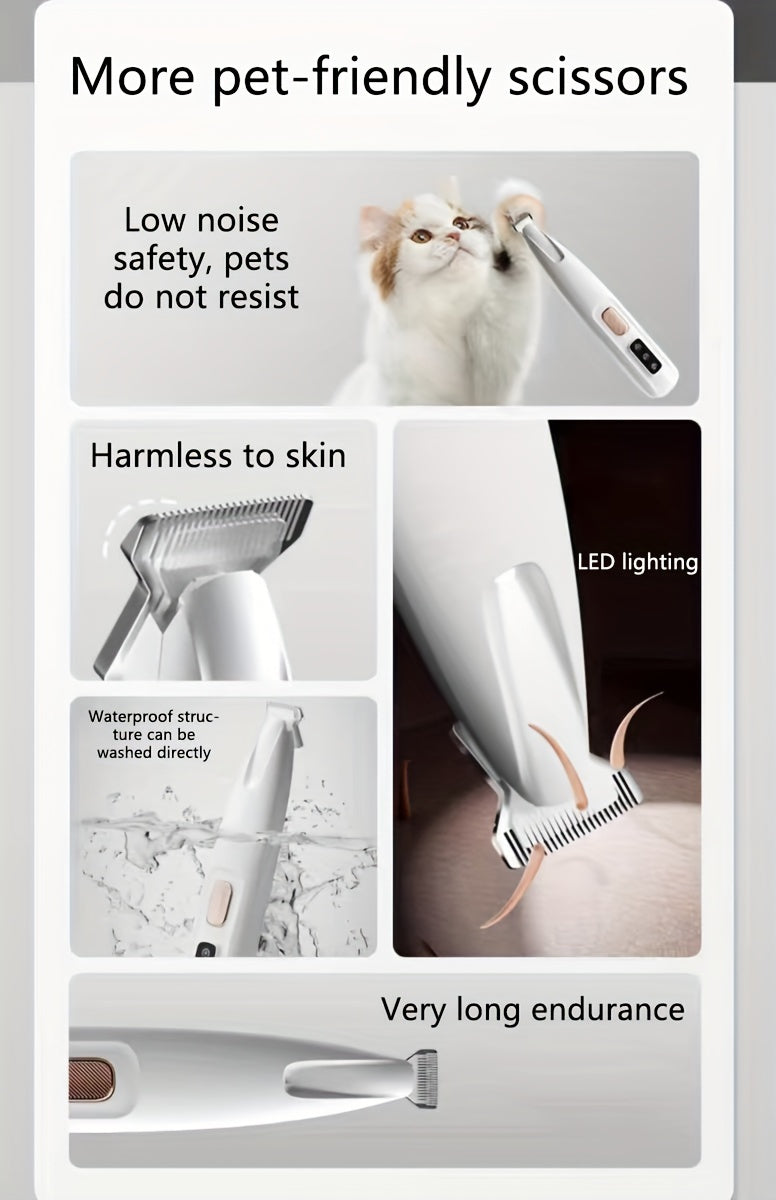 Professional Pet Grooming Clippers | Quiet & Safe | Dogs & Cats