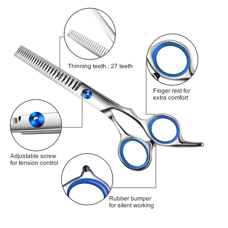 Professional Pet Grooming Shears Set | Stainless Steel | Dogs & Cats