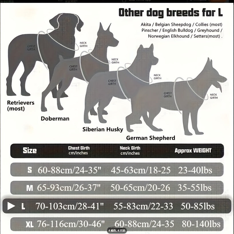 Tactical Dog Vest Harness — No-Pull, Padded Comfort, Built to Last
