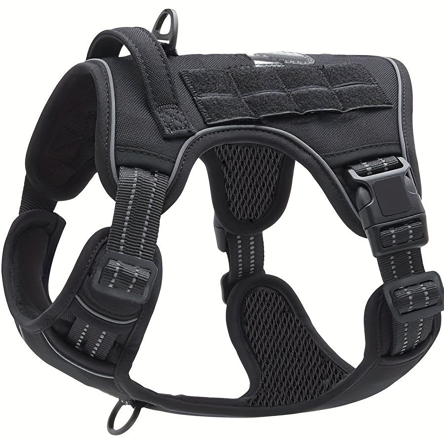 Tactical Dog Vest Harness — No-Pull, Padded Comfort, Built to Last