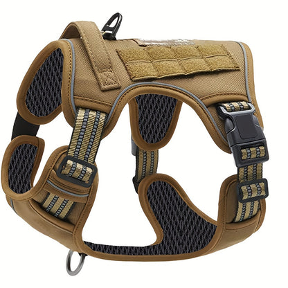 Tactical Dog Vest Harness — No-Pull, Padded Comfort, Built to Last