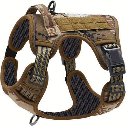 Tactical Dog Vest Harness — No-Pull, Padded Comfort, Built to Last