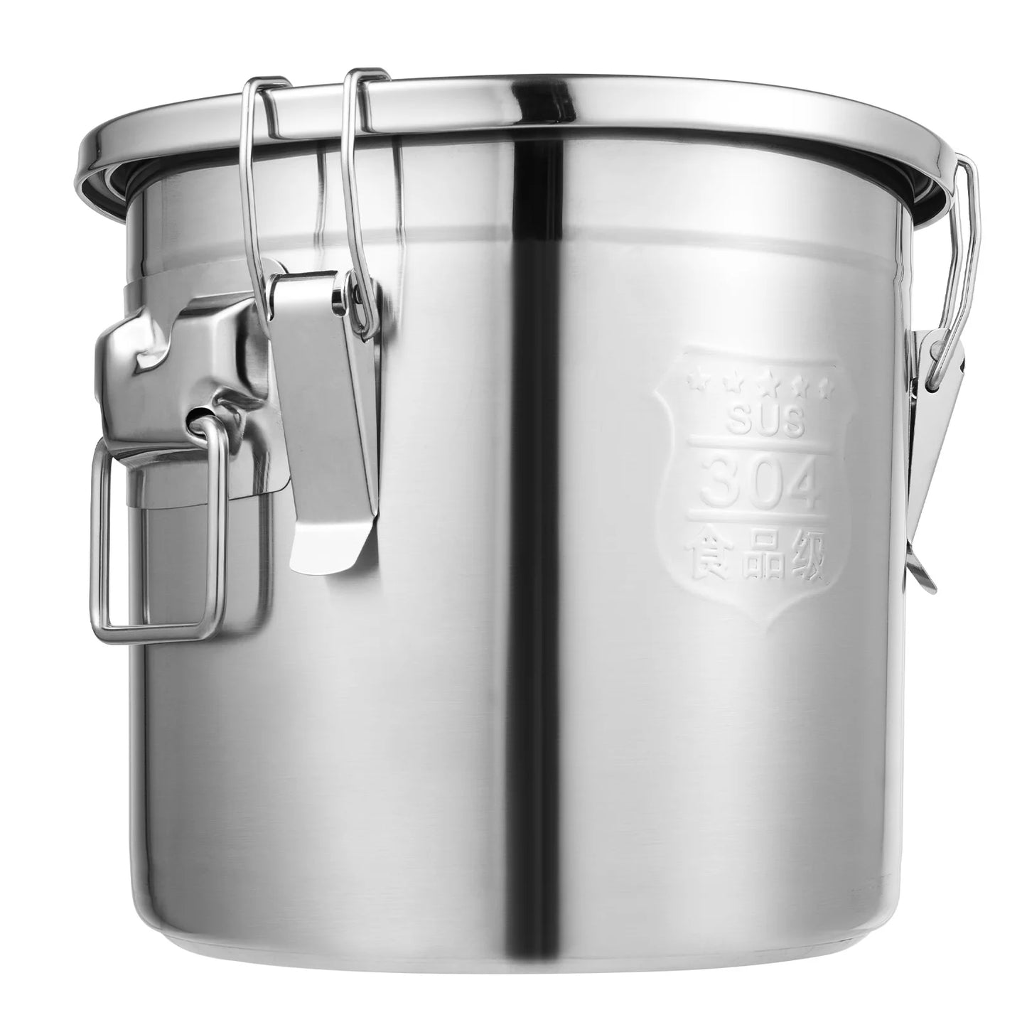 12L Stainless Steel Airtight Storage Bucket — German Crafted, Built to Last