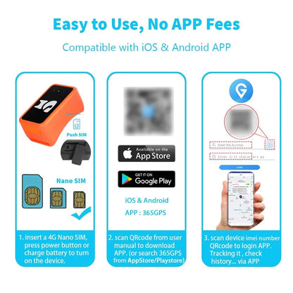 4G Smart GPS Tracker for Small Dogs & Cats – Lightweight Pet Locator with Health Monitor