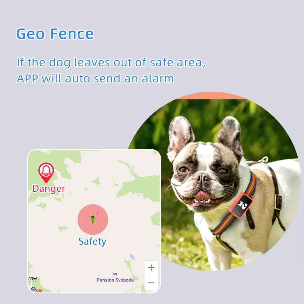 4G Smart GPS Tracker for Small Dogs & Cats – Lightweight Pet Locator with Health Monitor