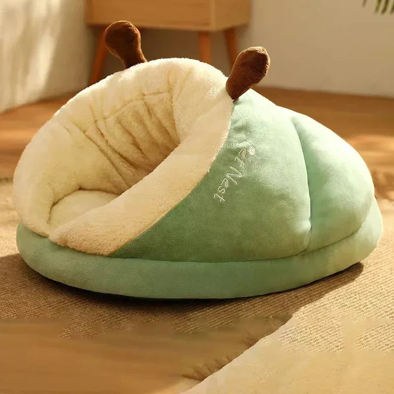 Cozy Plush Dog Bed Sofa – Warm Bolster Kennel for Small & Medium Dogs and Cats