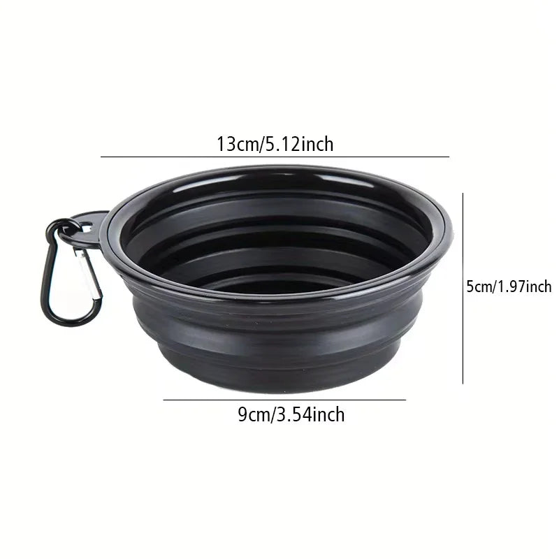 Foldable Pet Travel Bowl 5-Pack | 350ml | Budget-Friendly Pet Essentials