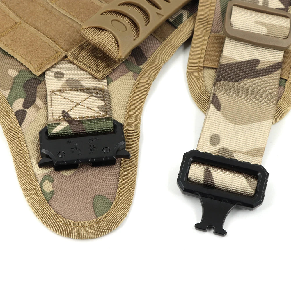 Tactical Dog Harness & Leash Set – Military-Grade Gear for Working Dogs
