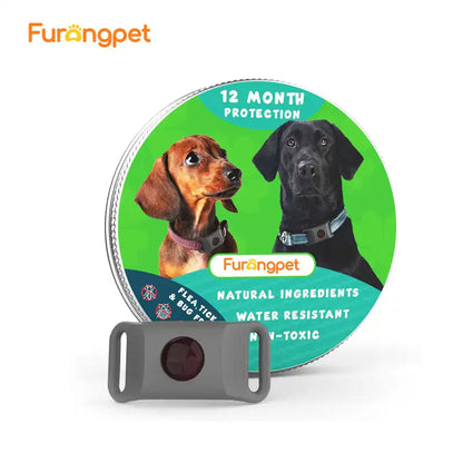 Natural Flea & Tick Repellent Tag for Dogs & Cats | 12-Month Protection | Vet Recommended