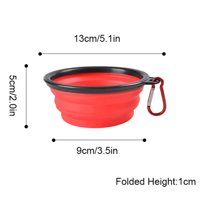 Foldable Pet Travel Bowl 5-Pack | 350ml | Budget-Friendly Pet Essentials