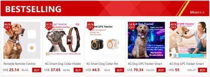 4G Smart GPS Tracker for Small Dogs & Cats – Lightweight Pet Locator with Health Monitor