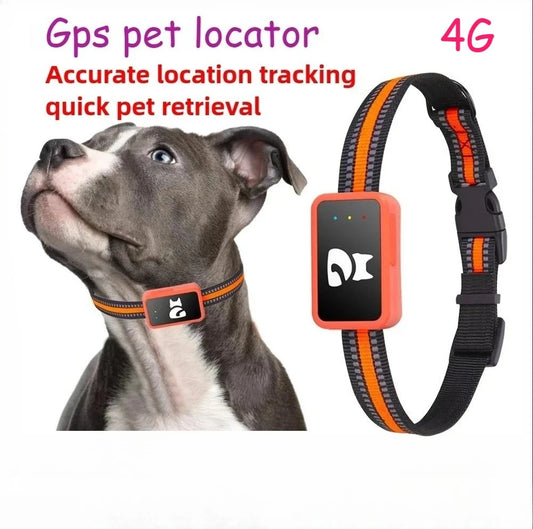 4G Smart GPS Tracker for Small Dogs & Cats – Lightweight Pet Locator with Health Monitor