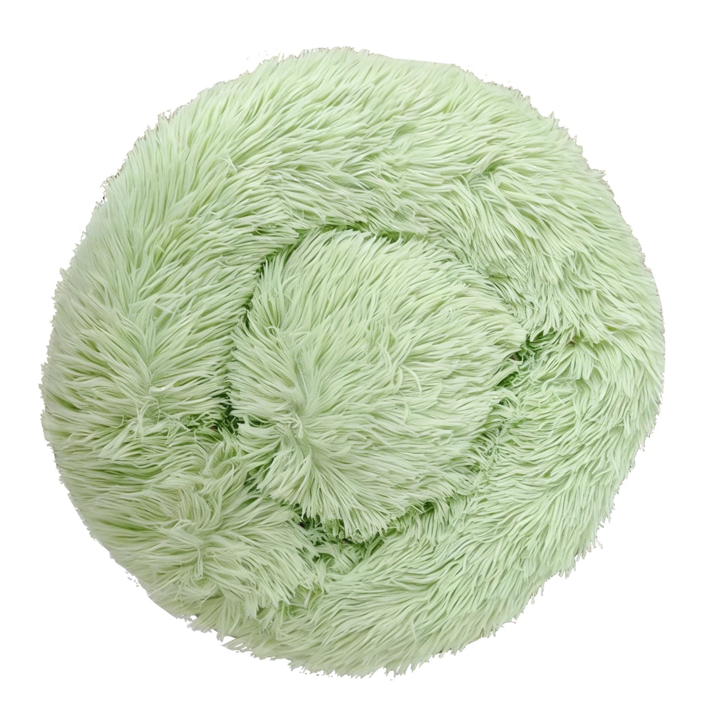 Plush Round Pet Bed – Washable Dog & Cat Basket (40–90cm, 21 Colors)