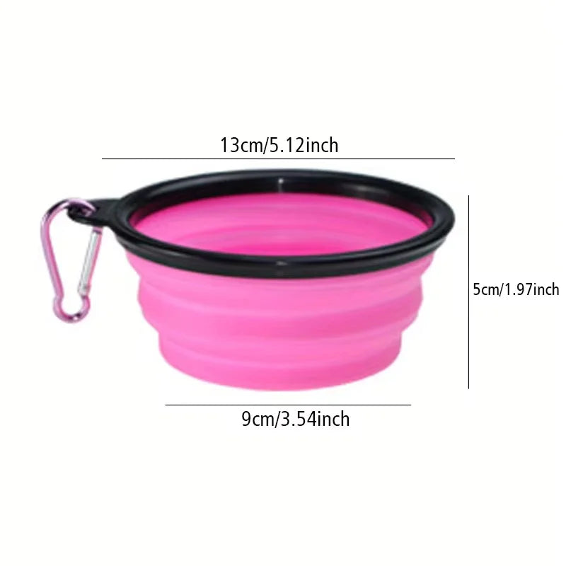 Foldable Pet Travel Bowl 5-Pack | 350ml | Budget-Friendly Pet Essentials