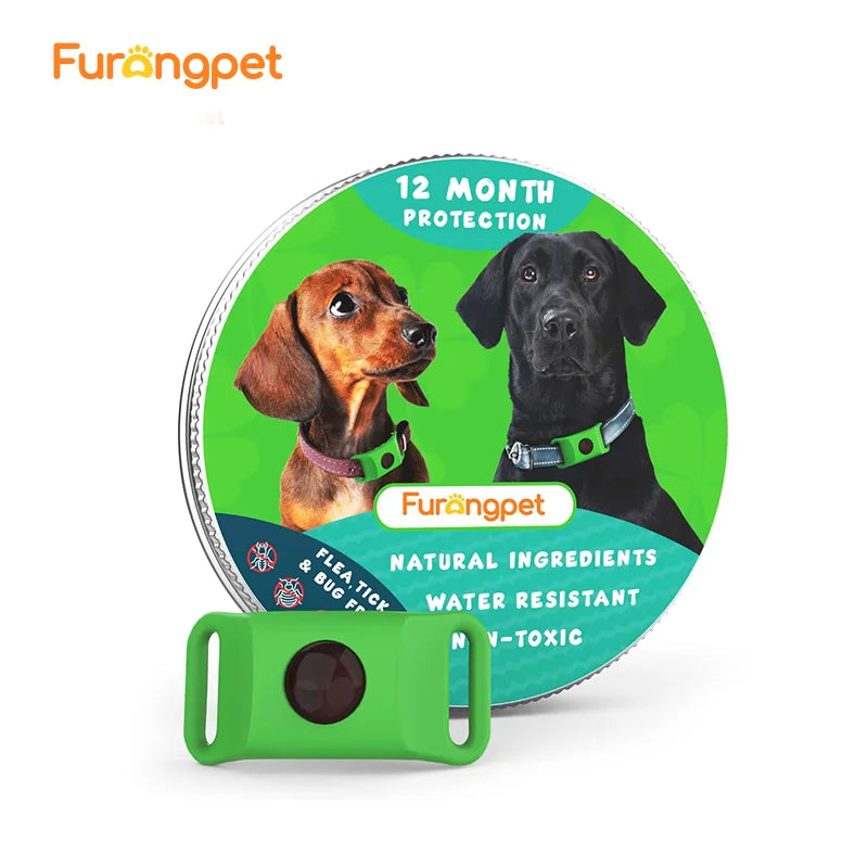 Natural Flea & Tick Repellent Tag for Dogs & Cats | 12-Month Protection | Vet Recommended