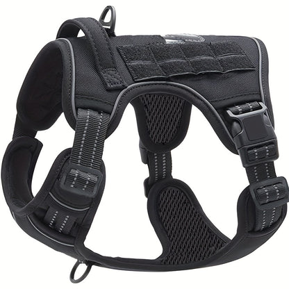 Tactical Dog Vest Harness — No-Pull, Padded Comfort, Built to Last