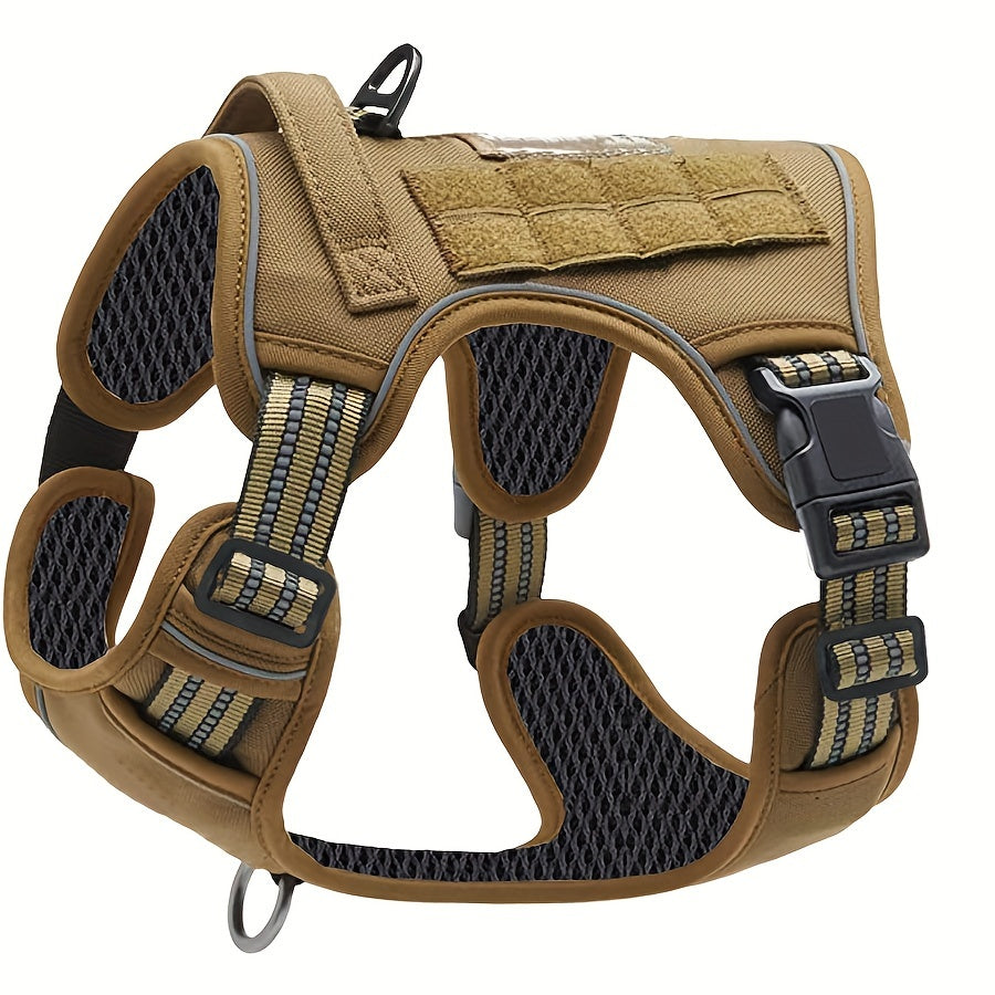 Tactical Dog Vest Harness — No-Pull, Padded Comfort, Built to Last