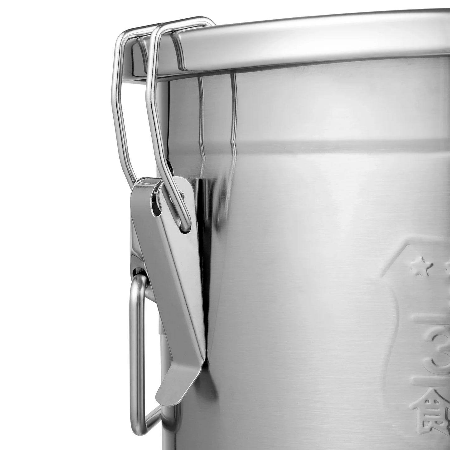 12L Stainless Steel Airtight Storage Bucket — German Crafted, Built to Last