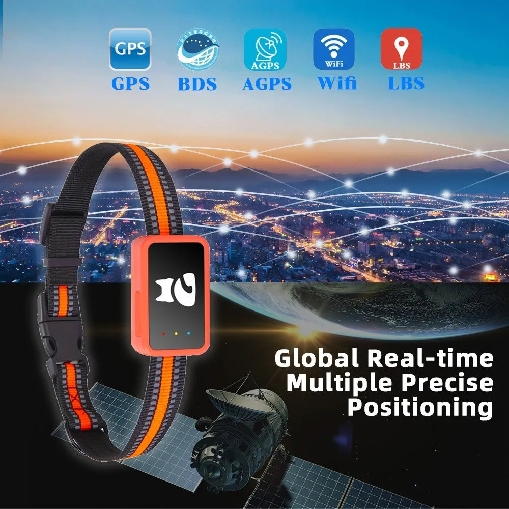 4G Smart GPS Tracker for Small Dogs & Cats – Lightweight Pet Locator with Health Monitor