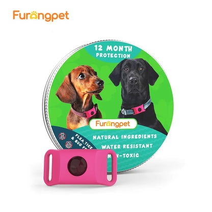Natural Flea & Tick Repellent Tag for Dogs & Cats | 12-Month Protection | Vet Recommended