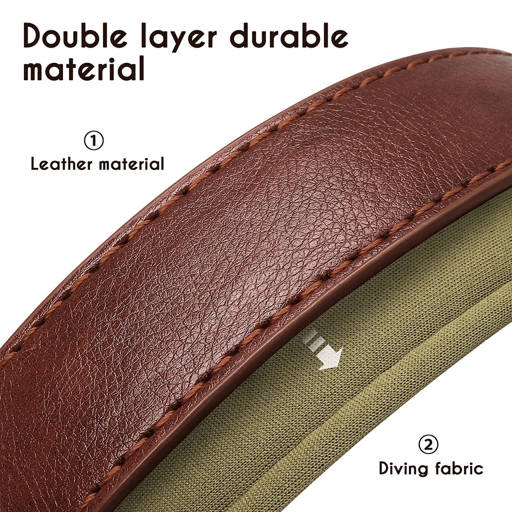 Personalized PU Leather Dog Collar – Custom Name Engraved, Soft Padded | XS–XL