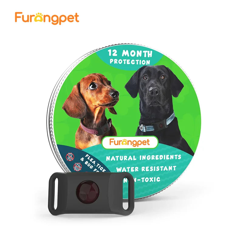 Natural Flea & Tick Repellent Tag for Dogs & Cats | 12-Month Protection | Vet Recommended