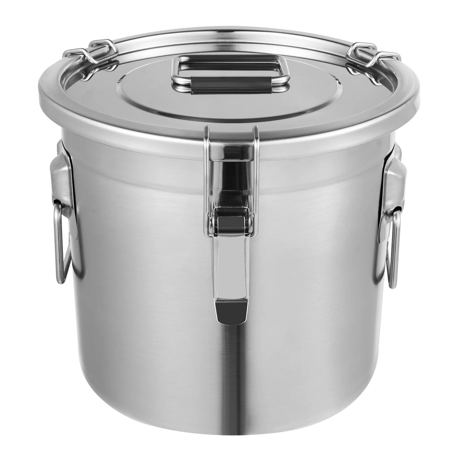 12L Stainless Steel Airtight Storage Bucket — German Crafted, Built to Last