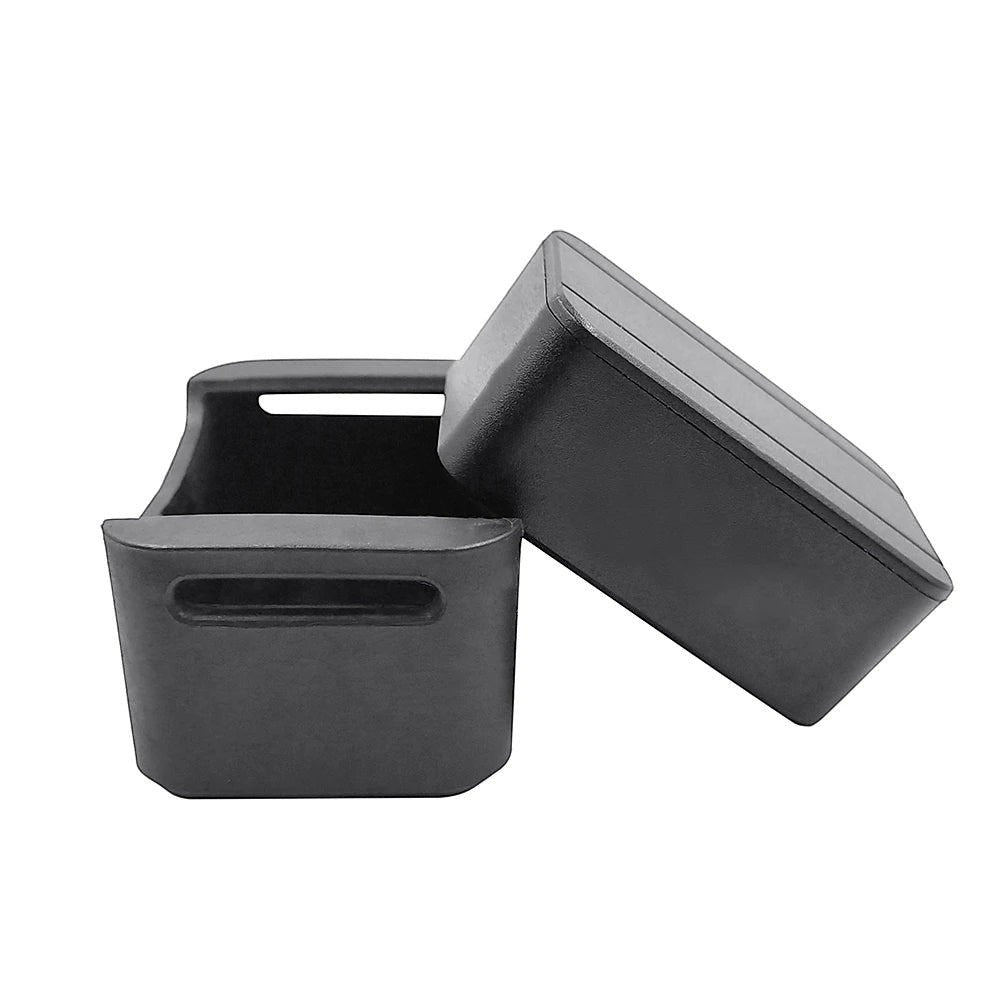 Tailwag Factory 4G GPS tracker device in a sleek black protective case for pet collars, isolated on white.