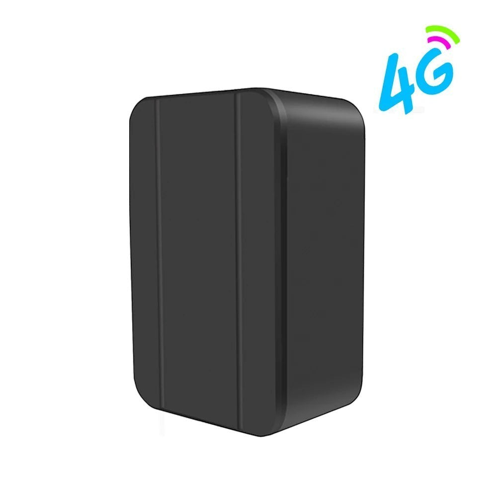Tailwag Factory 4G pet GPS tracker in a compact black rectangular design for real-time animal location tracking.